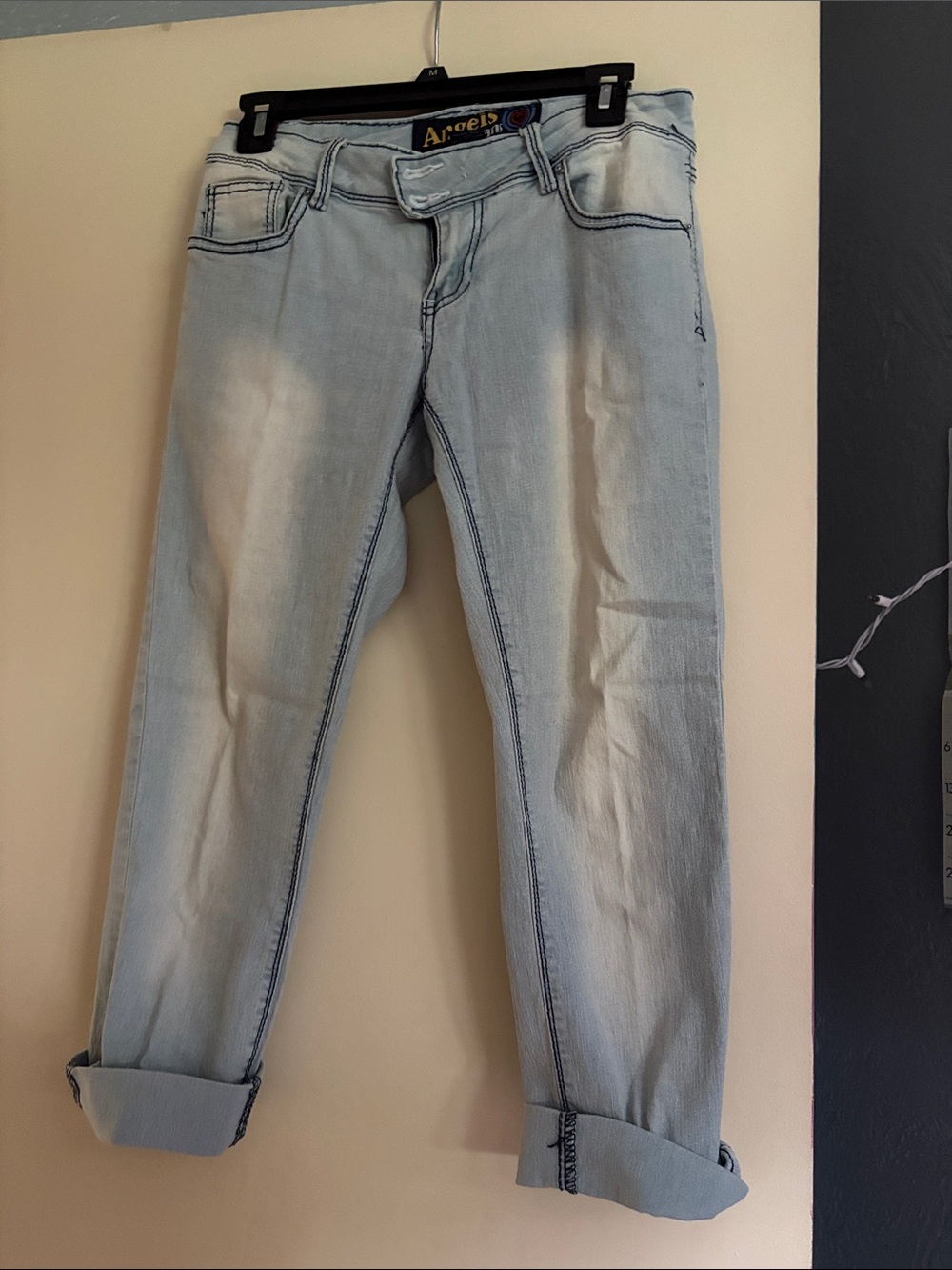 Angels Women’s Jeans in Light Blue Wash